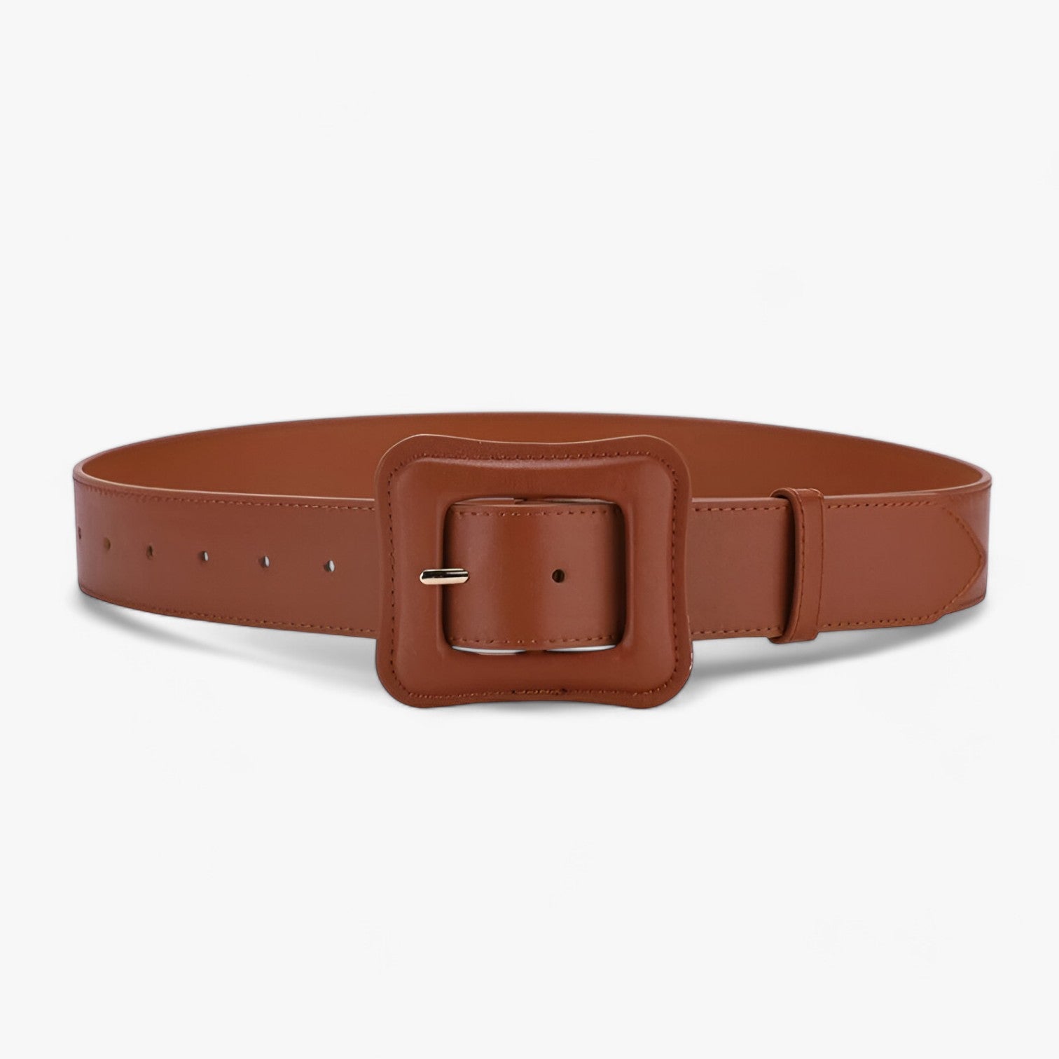 Belt : Riem Bruin - Brede Leren - De Onveranderlijke Charme van de Tijd in van Pantino
