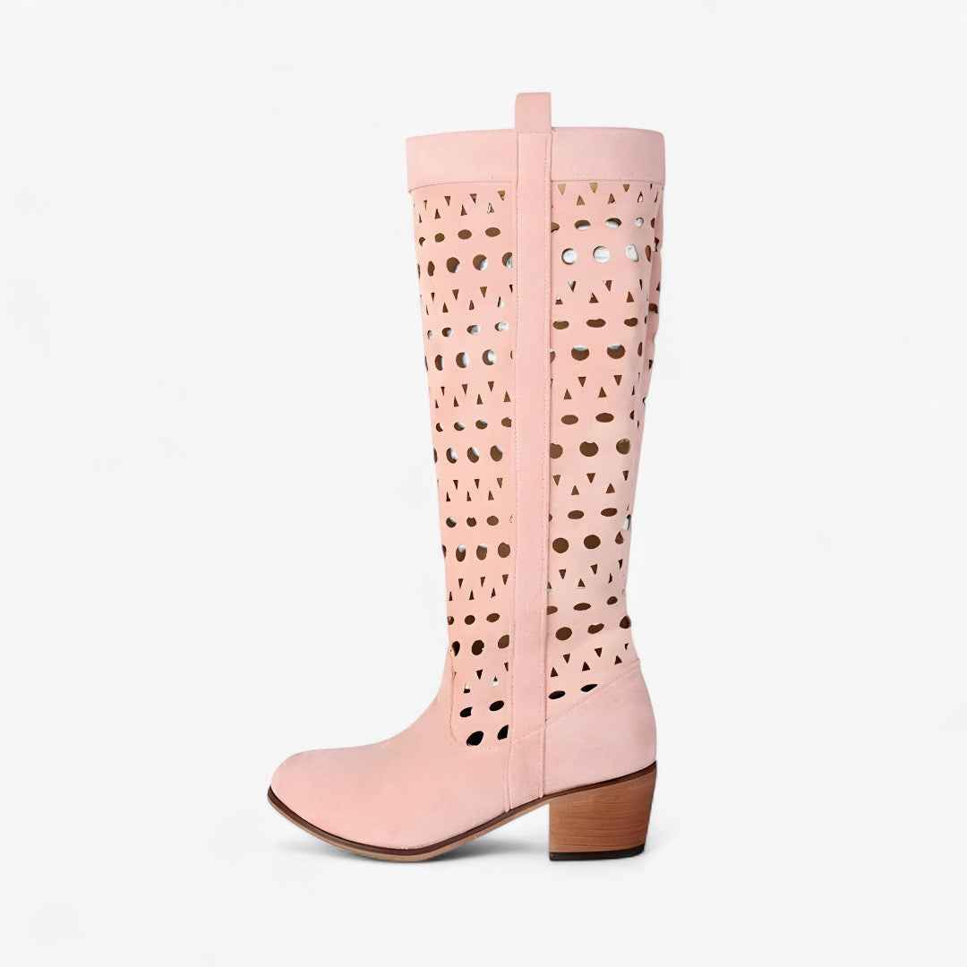 Shoes : Heren western zomerlaarzen van imitatie suède met holle hak in van Pantino