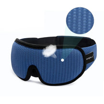 other : UltraComfort 3D Slaapmasker: Perfecte Duisternis - Zwart in Blauw van Pantino