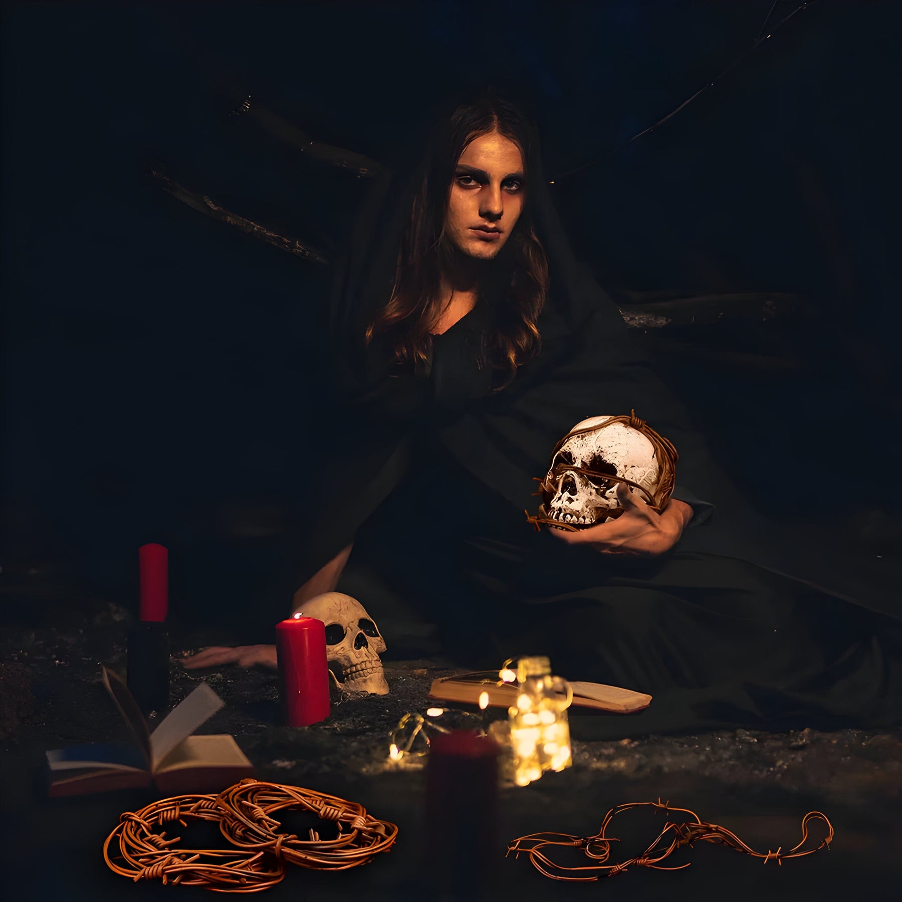 home & garden : Roestige Prikkeldraaddecoratie - Westerse Sfeer voor Halloween in van Pantino