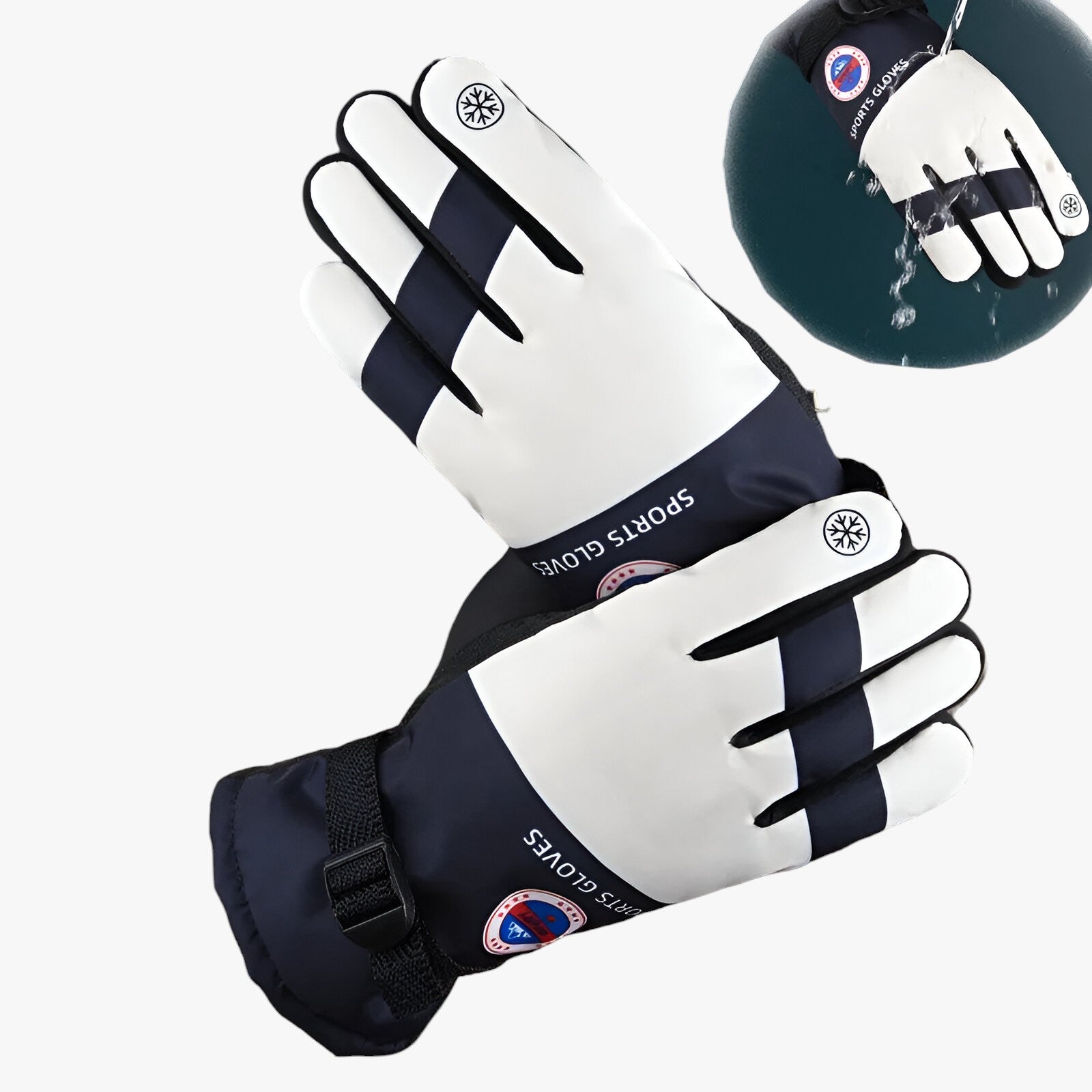 Winter Gloves : Handschoenen Wit - Warme Winterhandschoenen - Waterdicht en Antislip in van Pantino