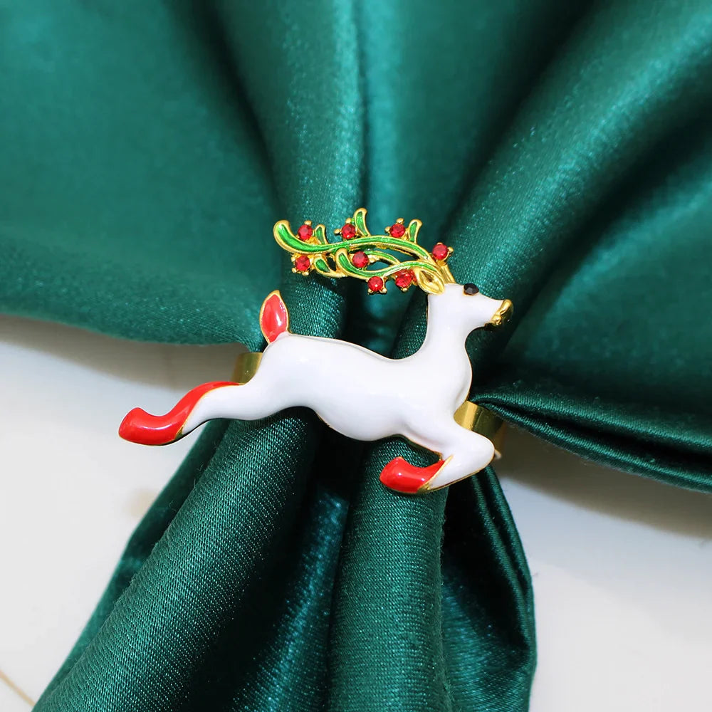 home & garden : 6 Kerstservettenringen met Dennenappels - Perfect in A van Pantino