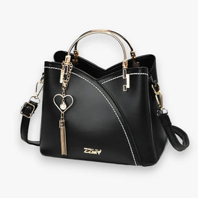 bags : Crossbody Tas Dames Khaki - Elegante en Veelzijdige Leren voor in Trendy Kleuren in van Pantino