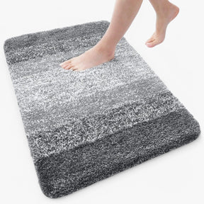 home & garden : Heidi Droge Voeten in een Handomdraai - Superabsorberende Antislip Badmat - Blauw in Grijs van Pantino
