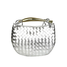 bags : Geweven Schoudertas Dames Goud - Handgemaakt Bohemian in Zilver van Pantino