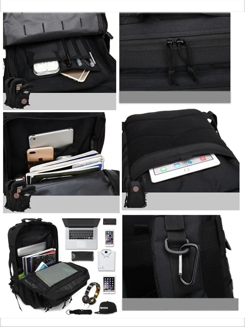 outdoor equipment : TrailMaster Tactical Rugzak - Waterdicht - Bruin in van Pantino