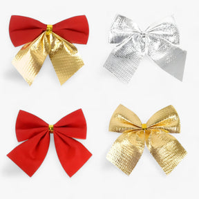 home & garden : Mini Pendentifs Rode en Gouden Strikken - Perfect voor DIY en Cadeauversiering - Zilver in van Pantino