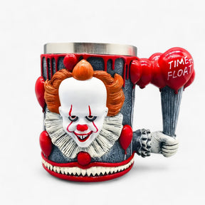 Mug : Creatieve RVS Kunststof Beker - Grappige Beker voor Bier en Koffie - Zwart in Zwart 200 of 400ML van Pantino