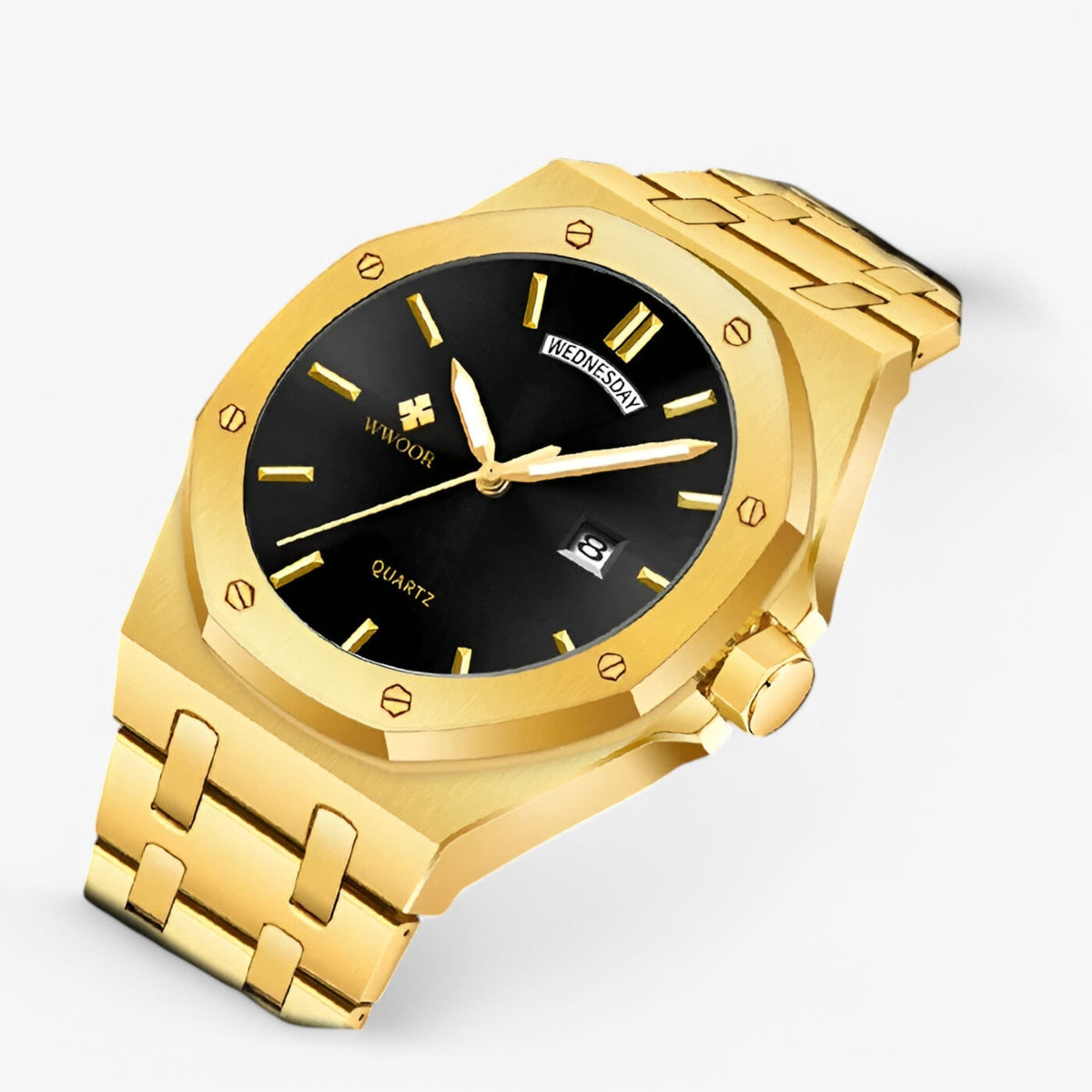 watches : Horloge Zwart Wit - Luxe Sporthorloge van Roestvrij Staal in van Pantino