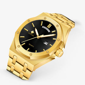 watches : Horloge Zwart Wit - Luxe Sporthorloge van Roestvrij Staal in van Pantino