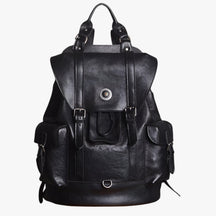 bags : Lederen Reistas - Stijlvol, Ruim en Waterdicht - Zwart in Zwart 15 inch van Pantino