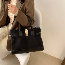 bags : Schoudertas Dames Bruin - Moda Canvas in Zwart van Pantino