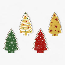home & garden : Putuo Decor - Kerstboom Tafeldecoratie - Set van 4 Stukken voor Boerderijwoning en Cadeaus in W060TL-0006331 5.9X4inches van Pantino