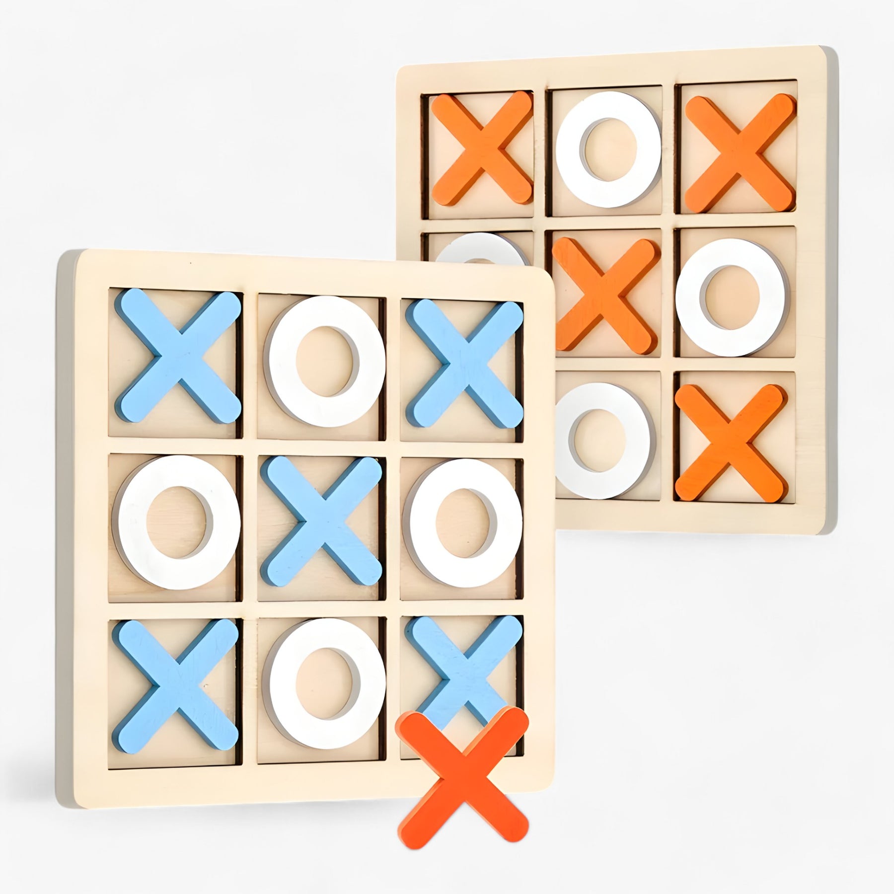 home & garden : Slim Plezier - Houten Tic-Tac-Toe Spel - Oranje in van Pantino