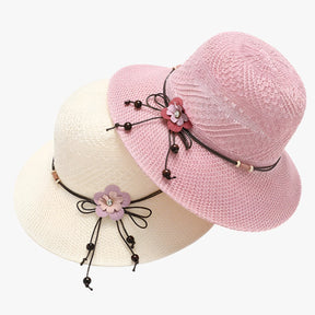 Sun Hat : Muts Dames Roze - Zomermuts voor - Stijlvolle Bescherming Tegen de Zon in van Pantino
