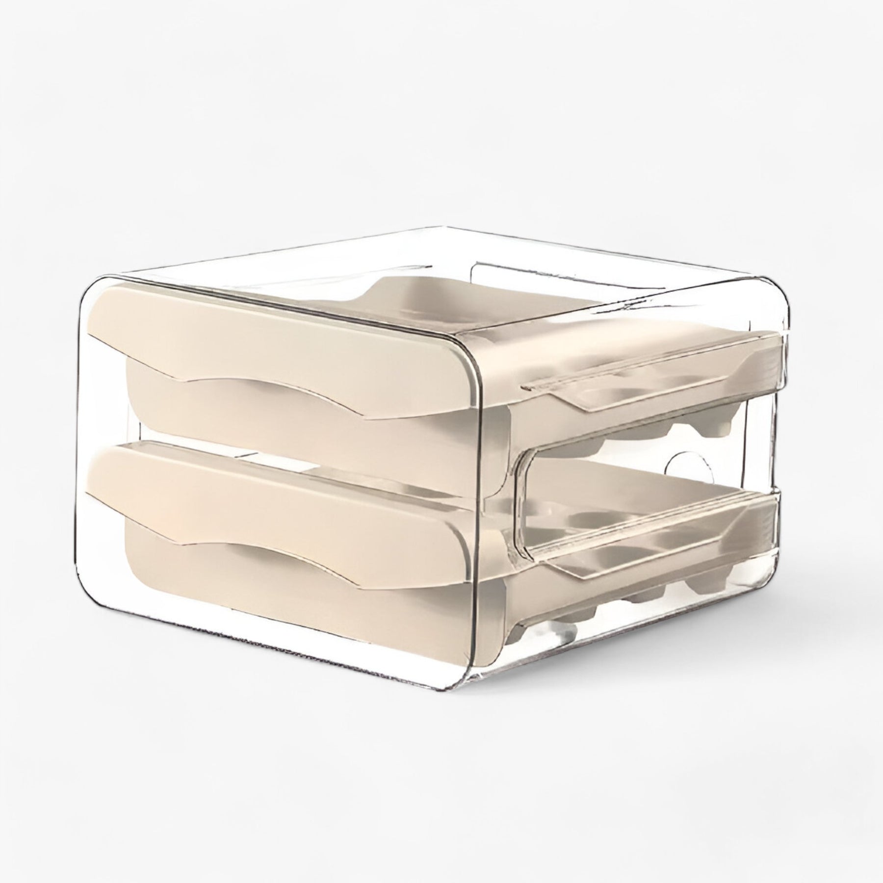 home & garden : Lade-Stijl Eieropslagbox - Donker Khaki in Donker Khaki van Pantino