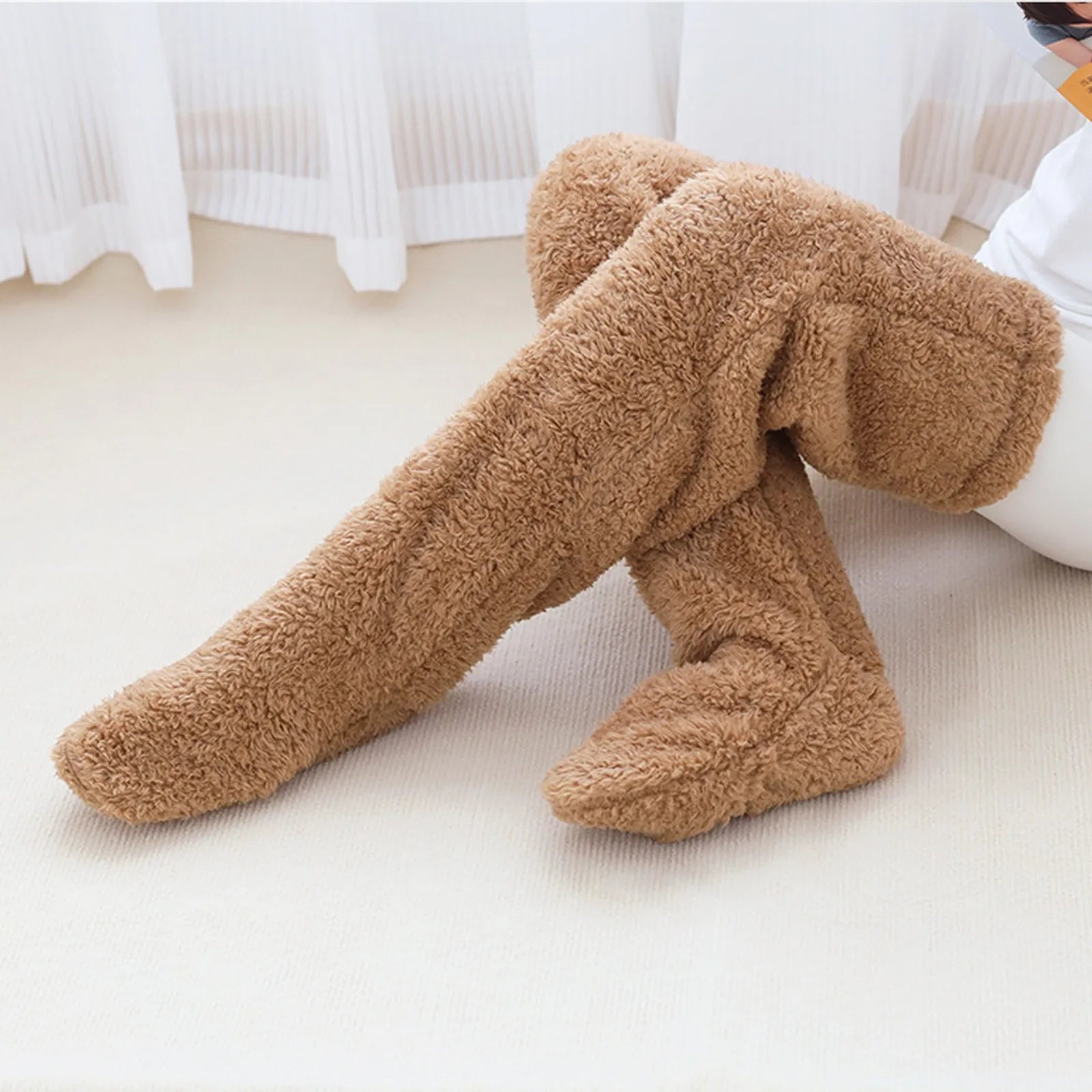 Socks : ComfySocks - Blijf Knus en Warm Deze Winter - Blauw in van Pantino