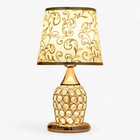 home & garden : EuroCrystal - Tafel Lamp van Kristal in Europese Stijl - Elegante en Romantische Decoratieve Verlichting voor Nachtkastje in B van Pantino