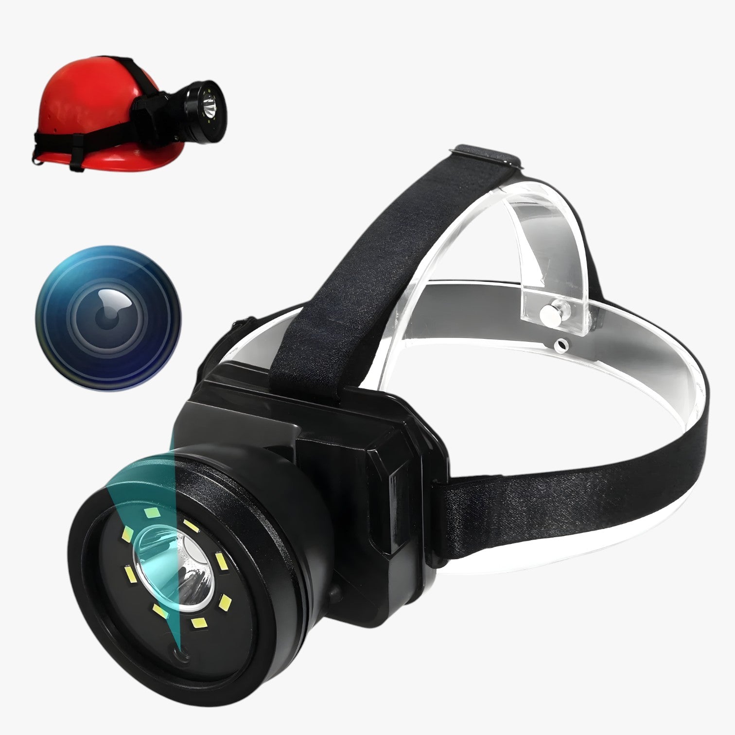 gadgets : Full HD Hoofd-lampcamera - Handsfree Opname Ks-901 in van Pantino