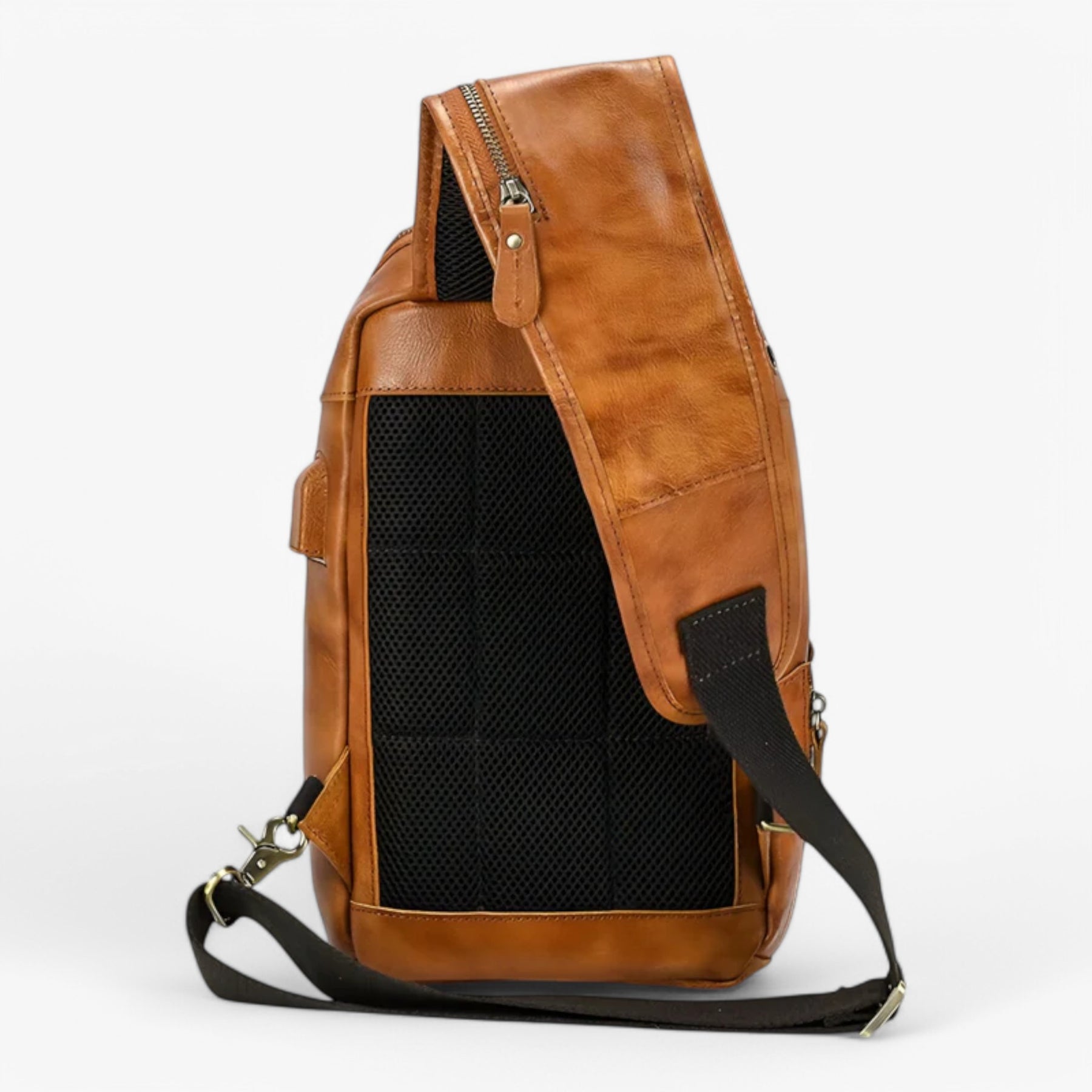 bags : Modern en Functioneel Heren Leder - Bruin in van Pantino