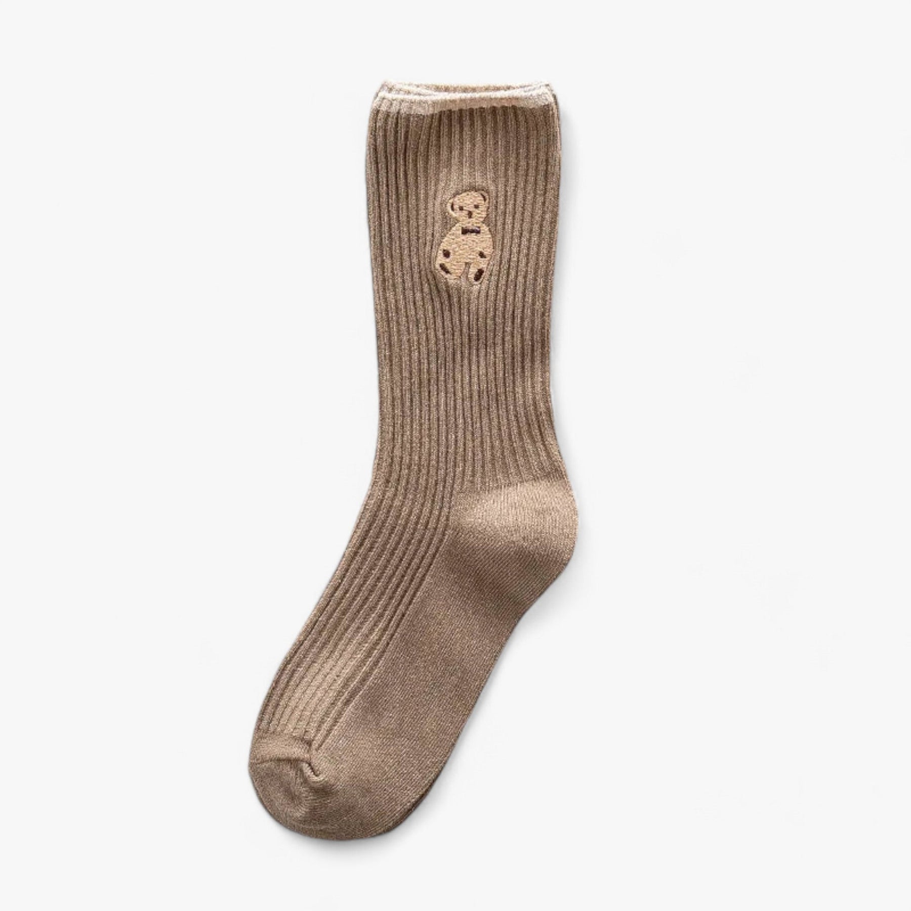 Socks : Knus en Schattig (1 Paar + 1 Paar Gratis) - Olijf in Olijf van Pantino