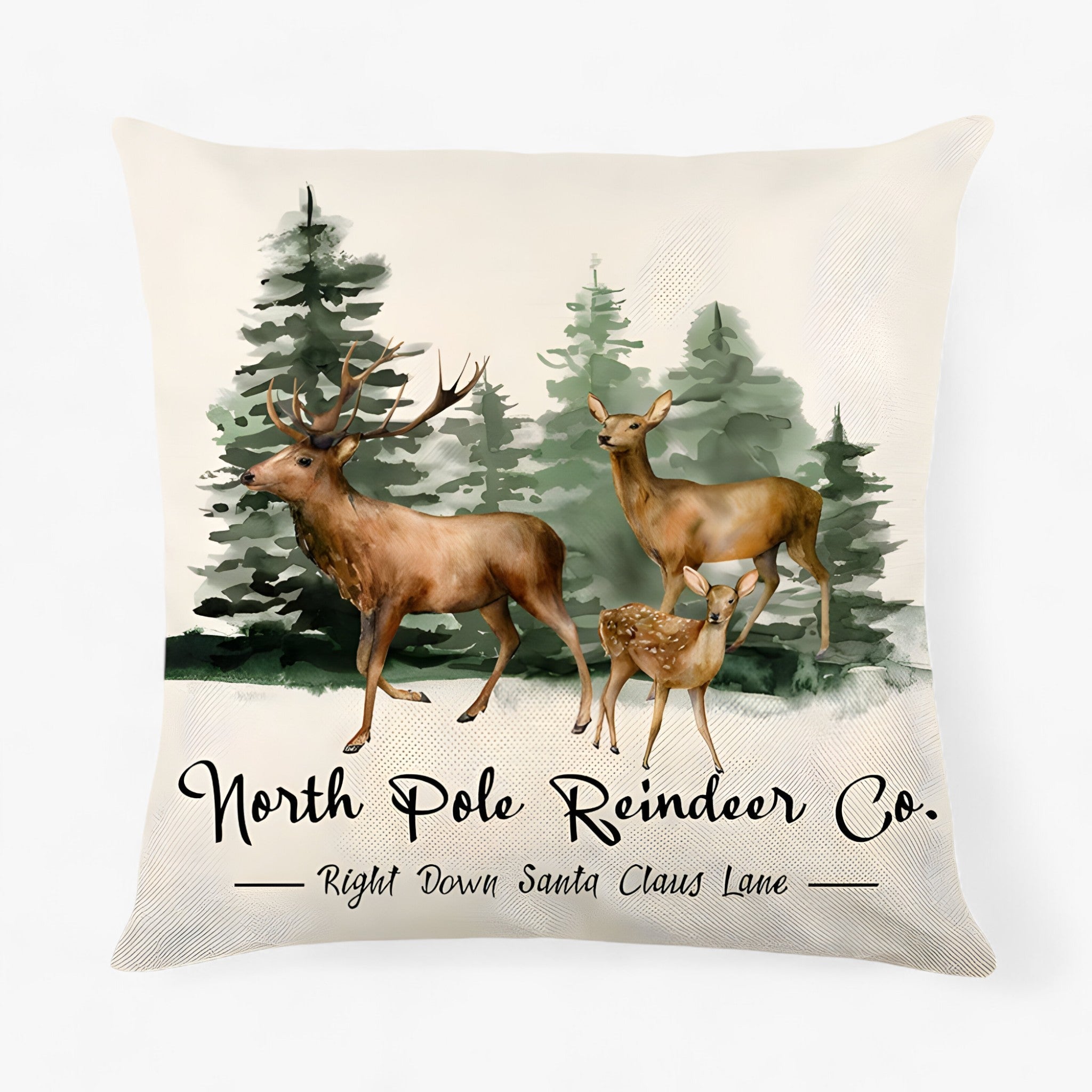 home & garden : Housse de Coussin en Lin de Noël - Décor Festif Et Confortable Pour La Maison in 9 van Pantino