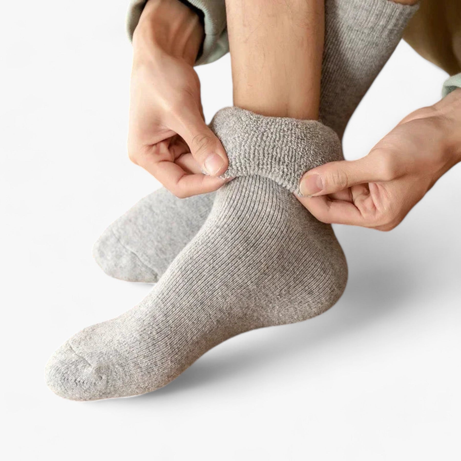 other : Thermosokken Wol - Comfortabele & Warme Donkergrijze Wollen Sokken voor Dames & Heren in van Pantino