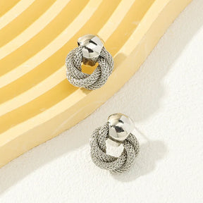 Earrings : Oorbellen Goud - Vintage Gedraaide - Elegante Feestjuwelen in van Pantino