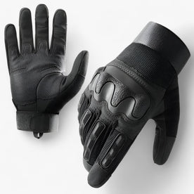 men's gloves : Tactische Handschoenen met Flexibele Grip - Zwart in Zwart van Pantinoshop