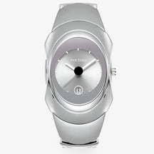 watches : Horloge S Glanzend Rood - Luxe Lichtgevend in Zilverachtig van Pantino