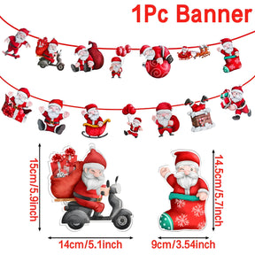home & garden : VrolijkBanner - Kerstbannerslinger - Voeg een Feestelijk Tintje Toe aan Uw Huis in 14 van Pantino