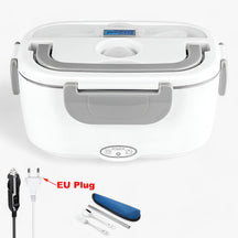 gadgets : FreshHeat - Elektrische Lunchbox - Draagbare Voedsel Verwarmers voor Kantoor en School in Auto-lader en EU-stekker van Pantino