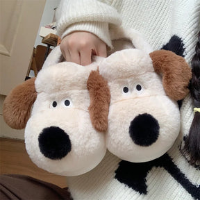 other : HappySlides - Fluffy Editie Fleece - Wit in van Pantino