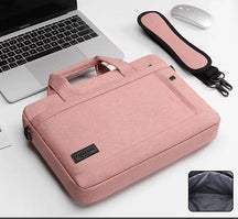 bags : Laptoptas Grijs - PixelPack - Moderne in Roze van Pantino