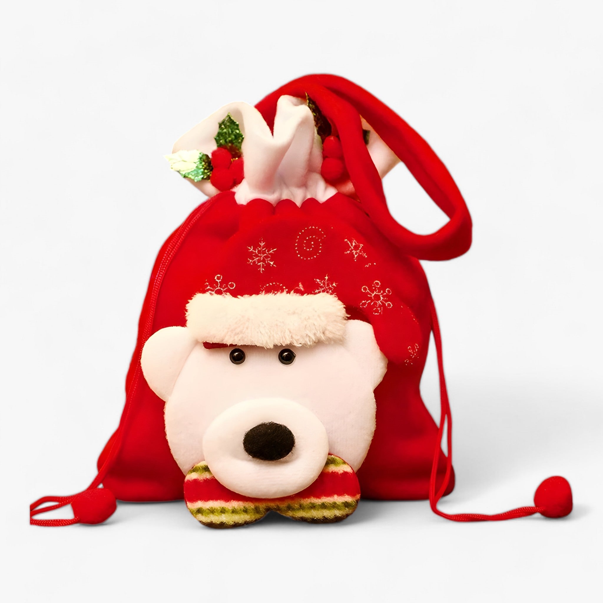 bags : KerstBeer - Kerstcadeauzakjes - Perfect voor het Bewaren van Uw Feestelijke Cadeaus en Snoepjes in Beer B 10 STUKS van Pantino
