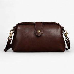 bags : Elegante Schoudertas Dames - Compacter Design en Lichtgewicht - Rood in Bruin van Pantino