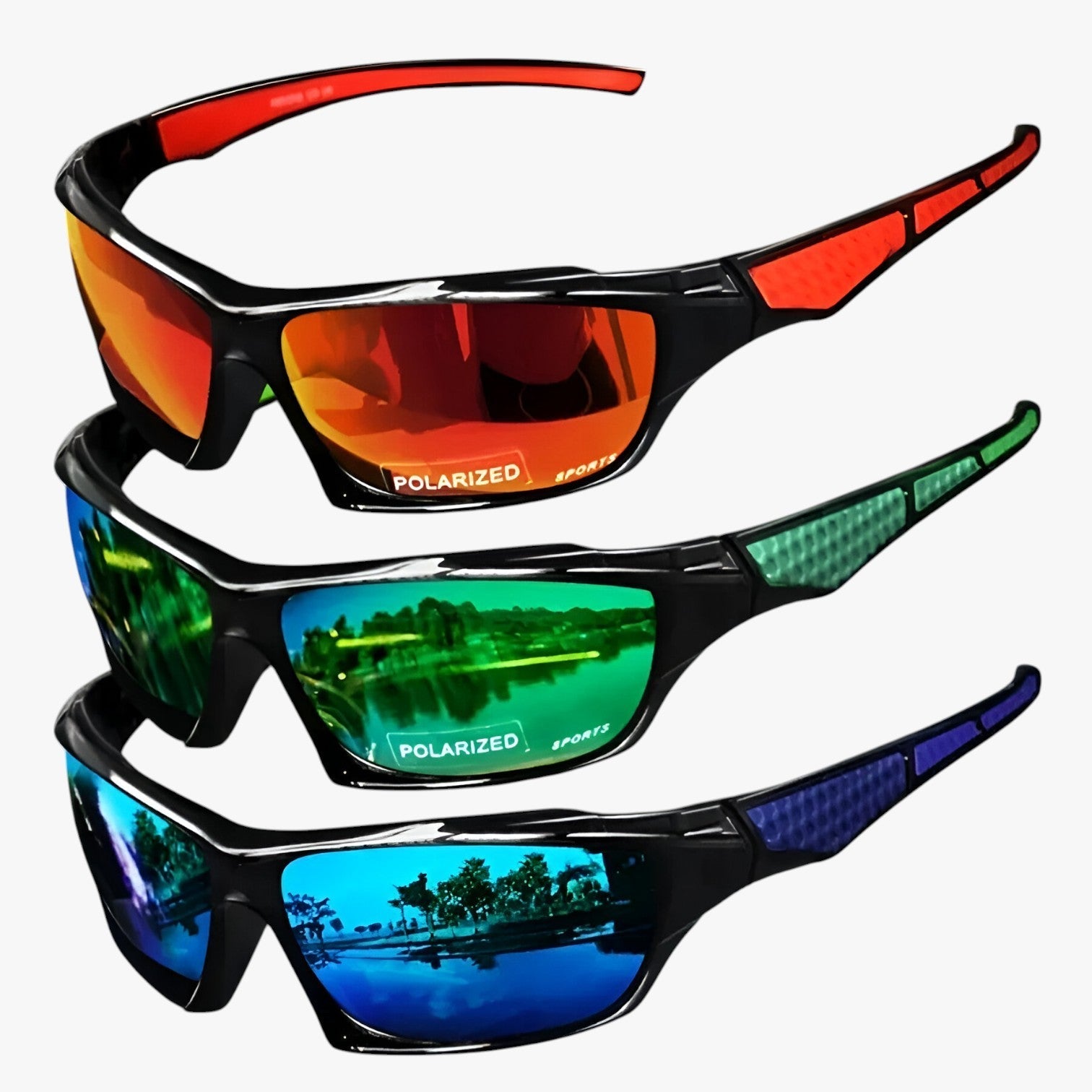 Sport Sunglasses : Sportbrillen met Polarisatie UV400 Lenzen - Stijl en Bescherming voor Hem en Haar in van Pantino
