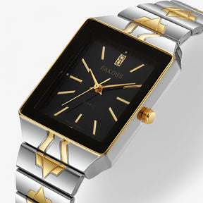 watches : Horloge Zwart Zilver - Luxe Sporthorloge van Roestvrij Staal in van Pantino
