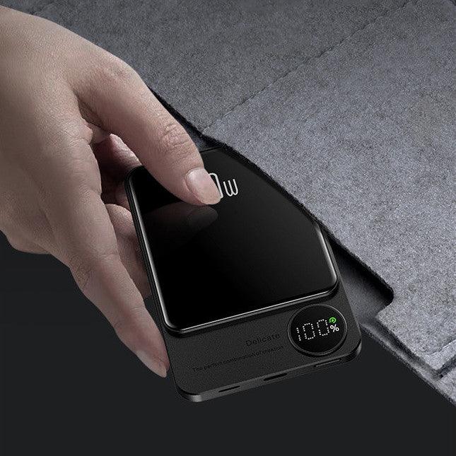 gadgets : Magnetische Powerbank (Draadloos) Dames 9 Mm - Groen in van Pantino