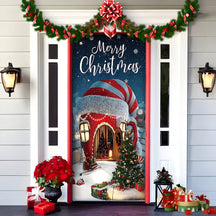 home & garden : HolidayCheer - Kerst Achtergrondbanner van Polyester - Creëer een Feestelijke Sfeer voor Uw Decoraties in Stijl-3 van Pantino
