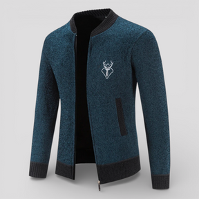 Cardigans pour hommes : Ritscardigan Heren 100% Merinowol - Warm, Zacht en Comfortabel in van Pantino