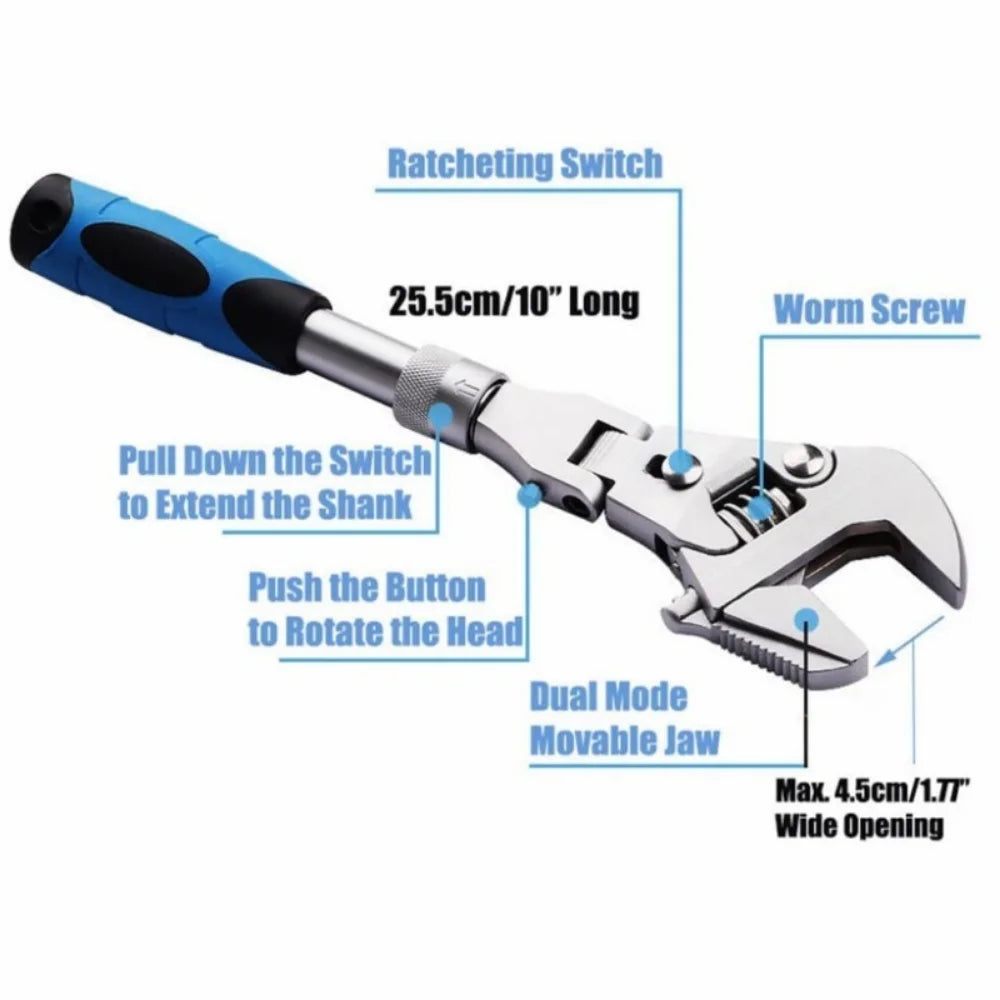 gadgets : FlexiReach Ratchet Tool - Multifunctionele Ratelsleutel in van Pantino