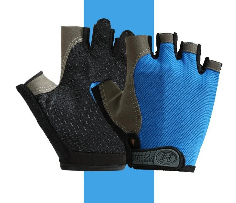 outdoor equipment : Sporthandschoenen Antislip voor Heren & Dames - Ademend, Comfortabel & Duurzaam - Ideaal voor Fitness & Fietsen in Blauw van Pantino