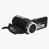 Caméscope vintage noir - 24 MP, objectif microphone pour vidéos cristallines