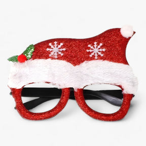 Party Glasses : Bril Heren - Feestelijke Celebrant - Kerstbril met Kerstman, Kerstboom en Sneeuwman in B van Pantino