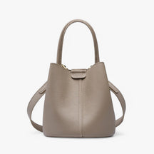 bags : Schoudertas Zwart - Compacte en Stijlvolle Leren in Licht taupe van Pantino