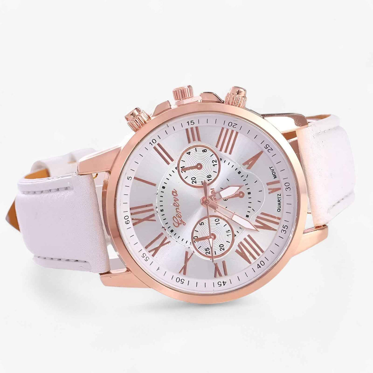 Watches : Luxe dameshorloge - Waterdicht leer voor elke gelegenheid in van Pantinoshop