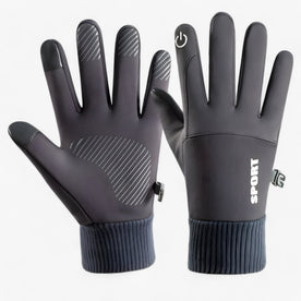 gloves : Handschoenen Grijs - Winter Waterdichte - Warmte, Grip & Touchscreen in Donkergrijs van Pantinoshop