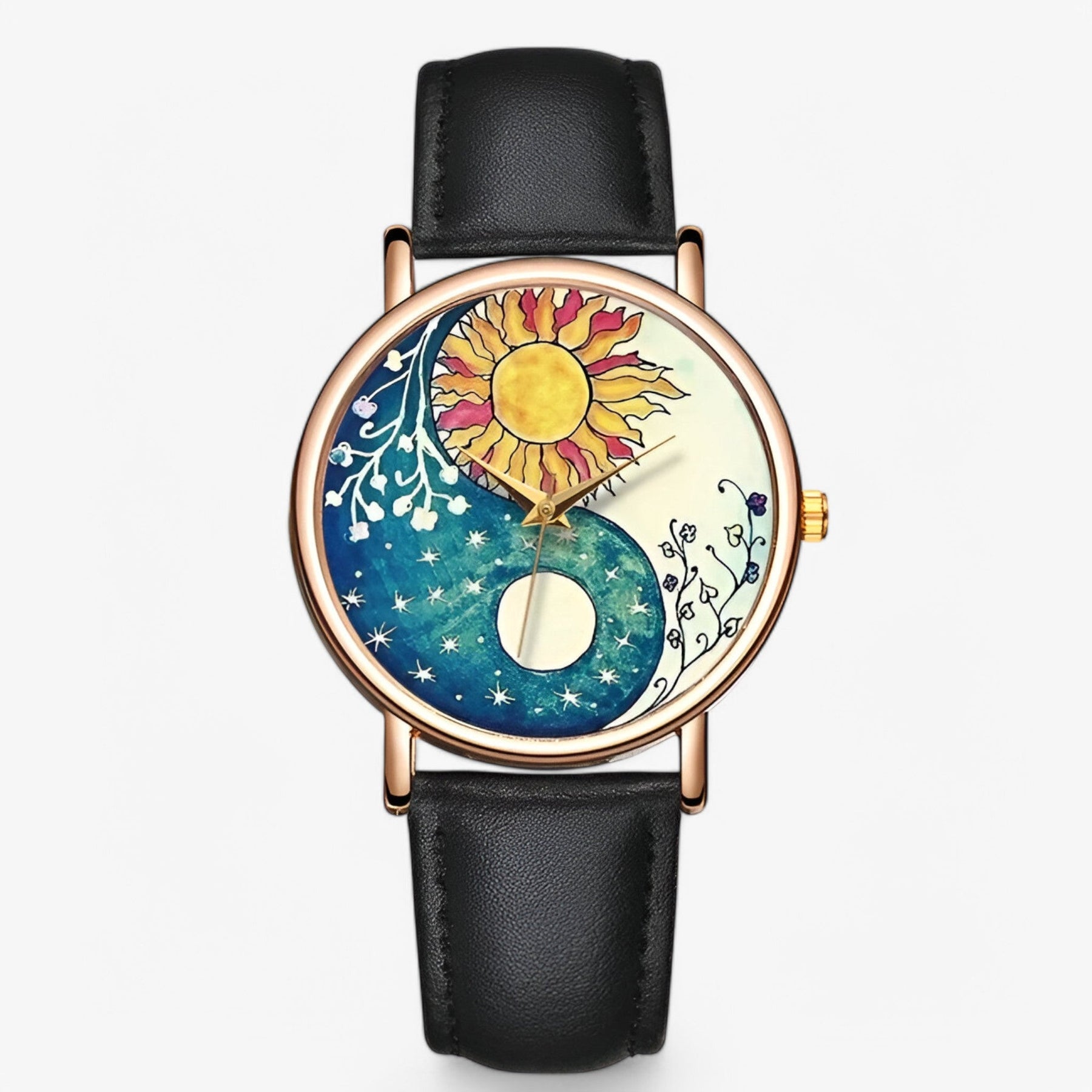 Watches : Modieus horloge van echt leer met origineel design en waterbestendig in Nera van Pantinoshop