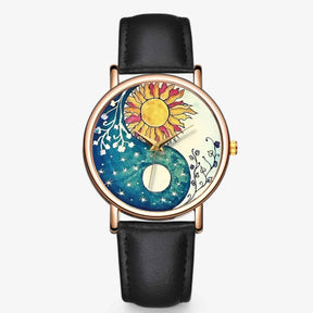 Watches : Modieus horloge van echt leer met origineel design en waterbestendig in Nera van Pantinoshop